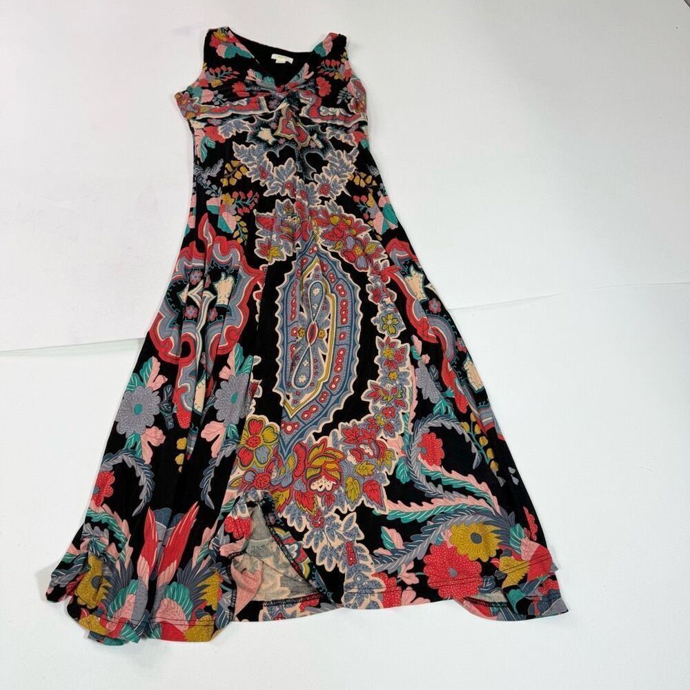 Maeve Anthropologie Maxi Dress Womens Large Camilla Floral Boho Festival - Picture 2 of 9